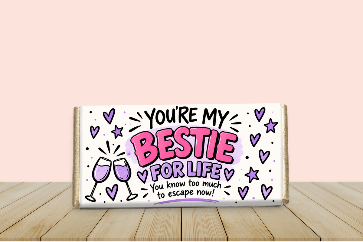 Bestie For Life Galaxy Chocolate Bar