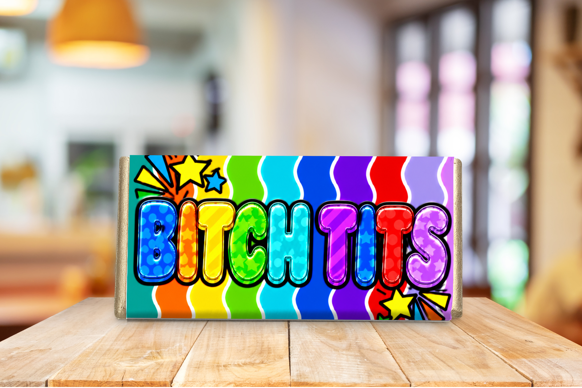 Bitch Tits – Funny Rude Galaxy Chocolate Bar Gift