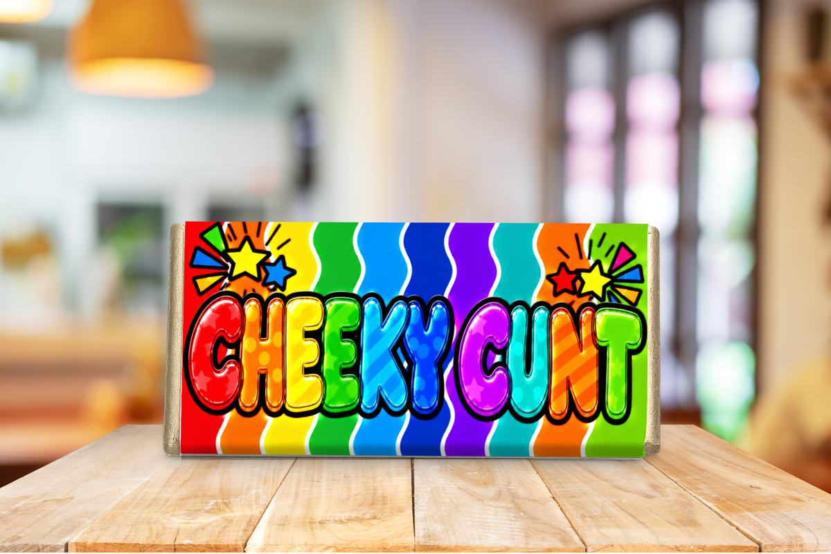 Cheeky Cunt – Funny Rude Galaxy Chocolate Bar Gift
