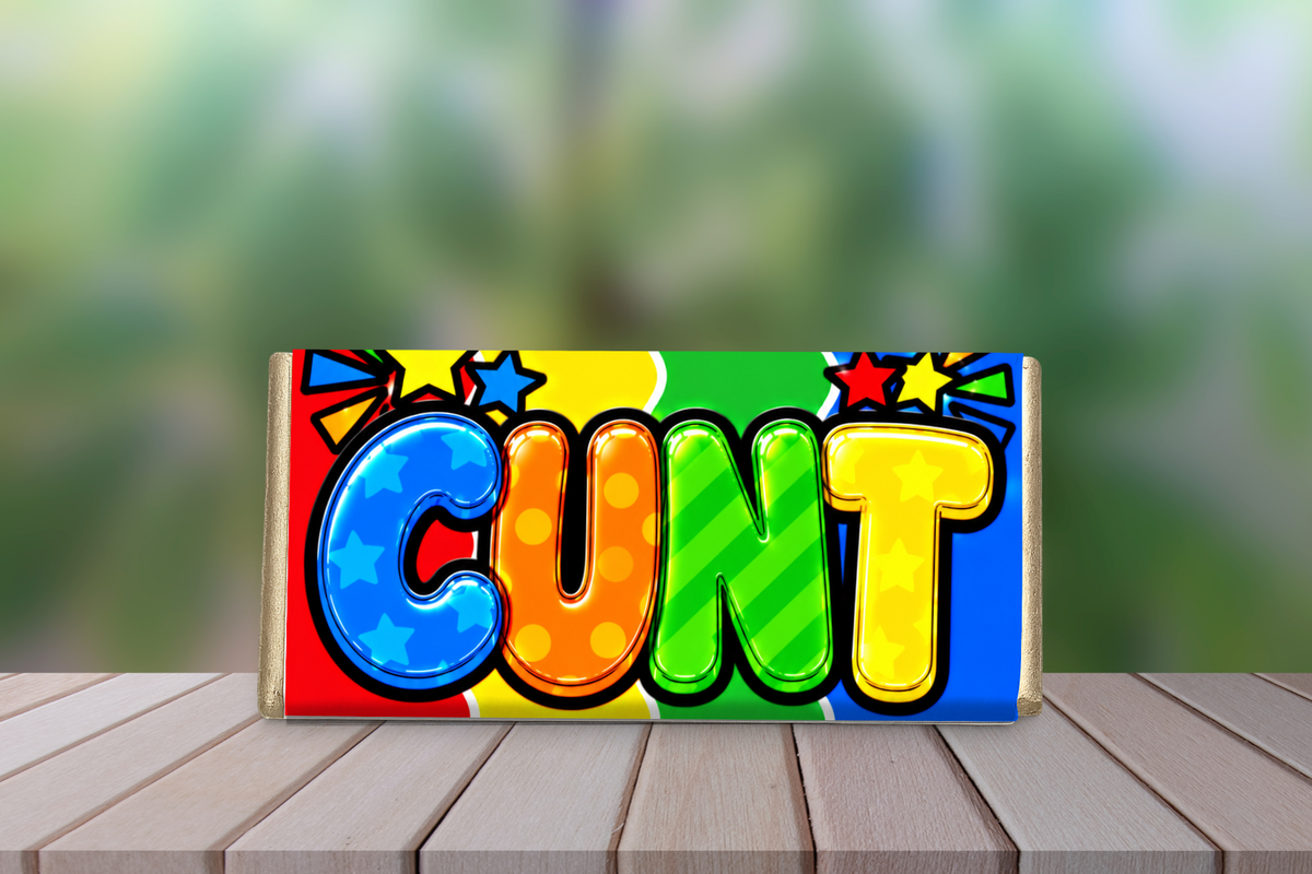 Cunt – Funny Rude Galaxy Chocolate Bar Gift
