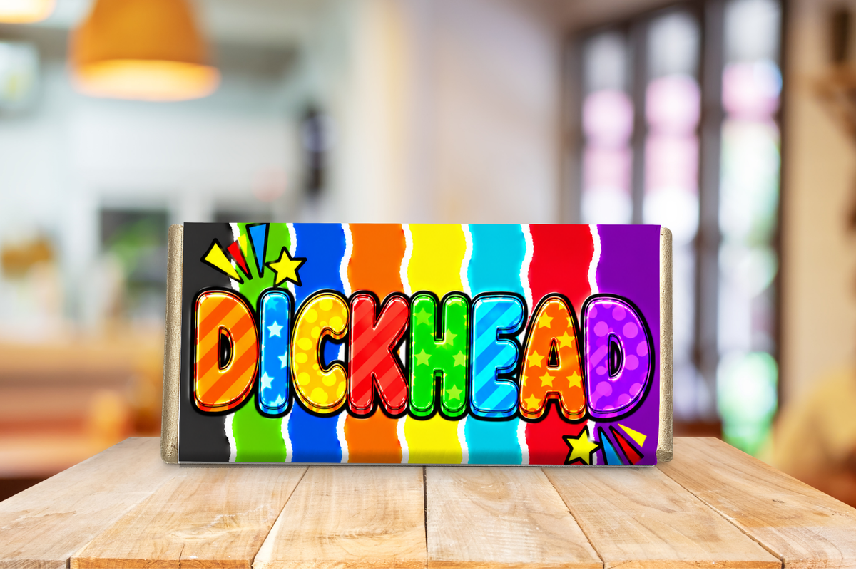 Dickhead – Funny Rude Galaxy Chocolate Bar Gift