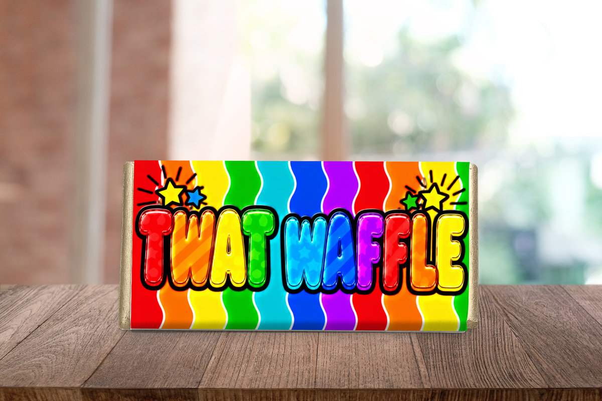 Twat Waffle β Funny Rude Galaxy Chocolate Bar Gift