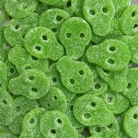 Fizzy Apple Skulls