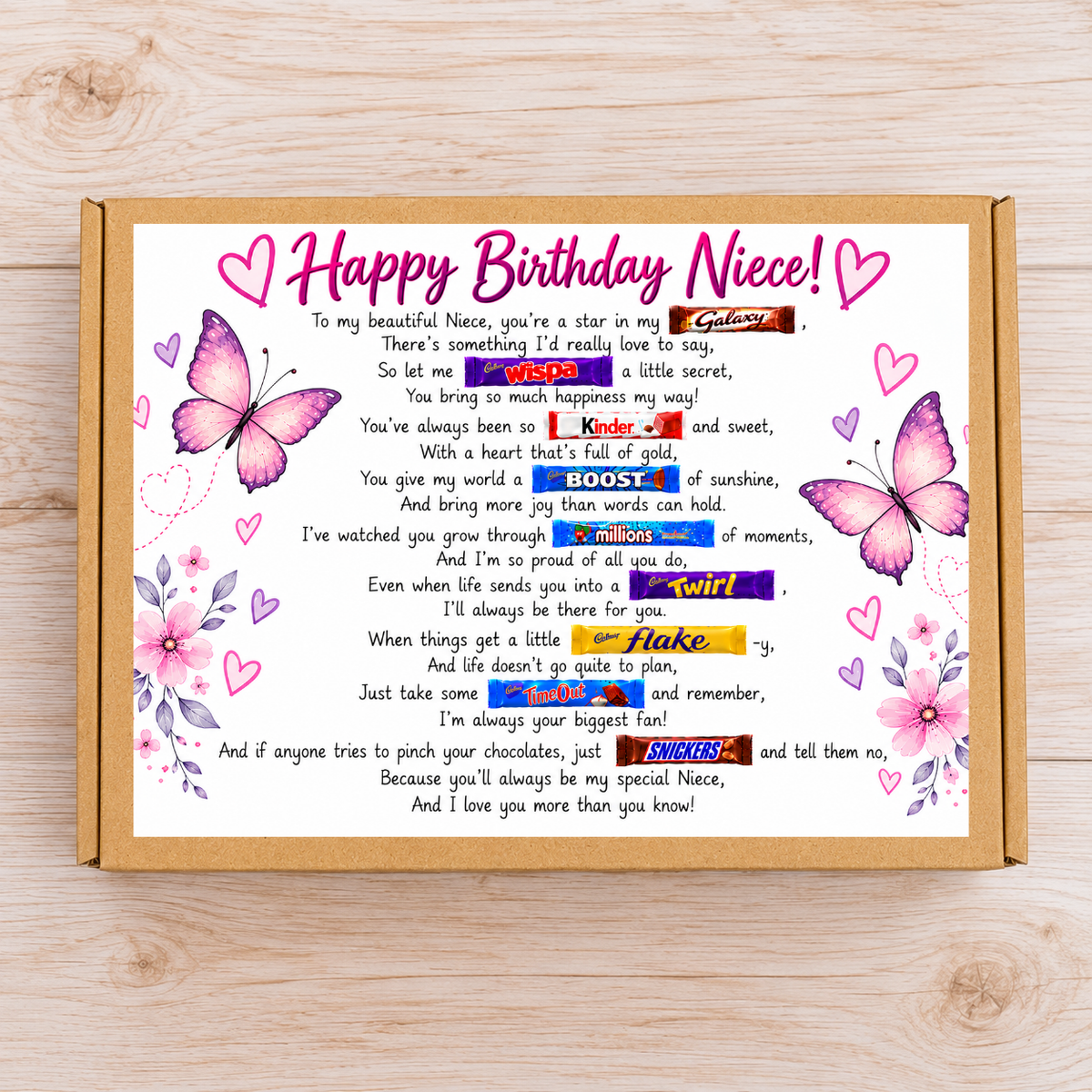 Happy Birthday Niece Chocolate Gift Box