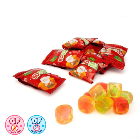 5D Fruit Flavoured Christmas Peelable Gummies