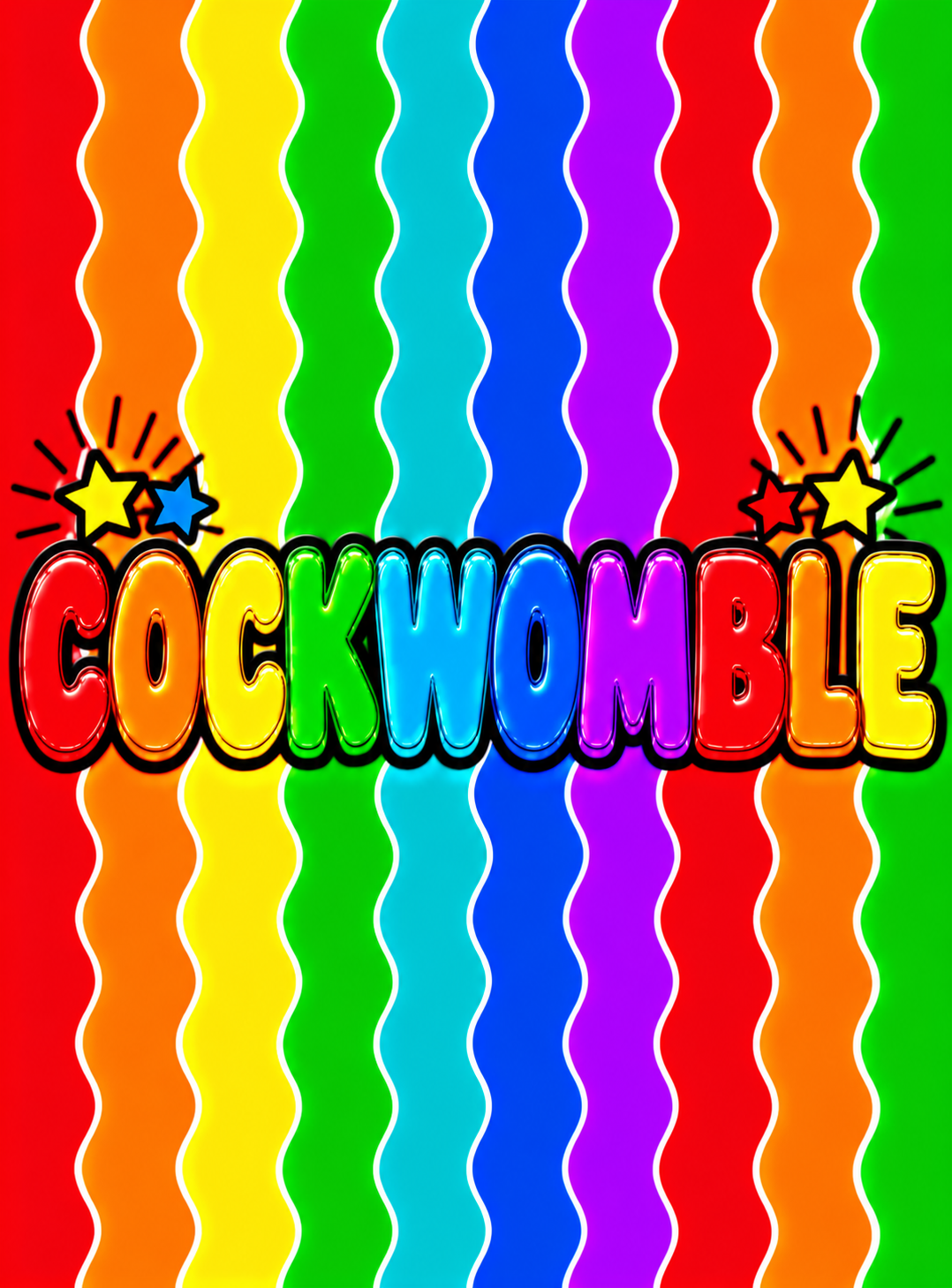 Cockwomble – Funny Rude Galaxy Chocolate Bar Gift