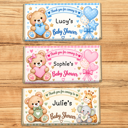 Personalised Baby Shower Thank You Galaxy Chocolate Bar