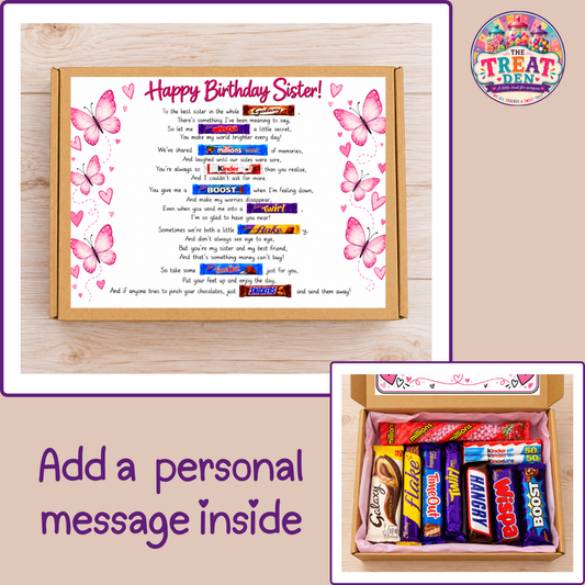Happy Birthday Sister Chocolate Gift Box