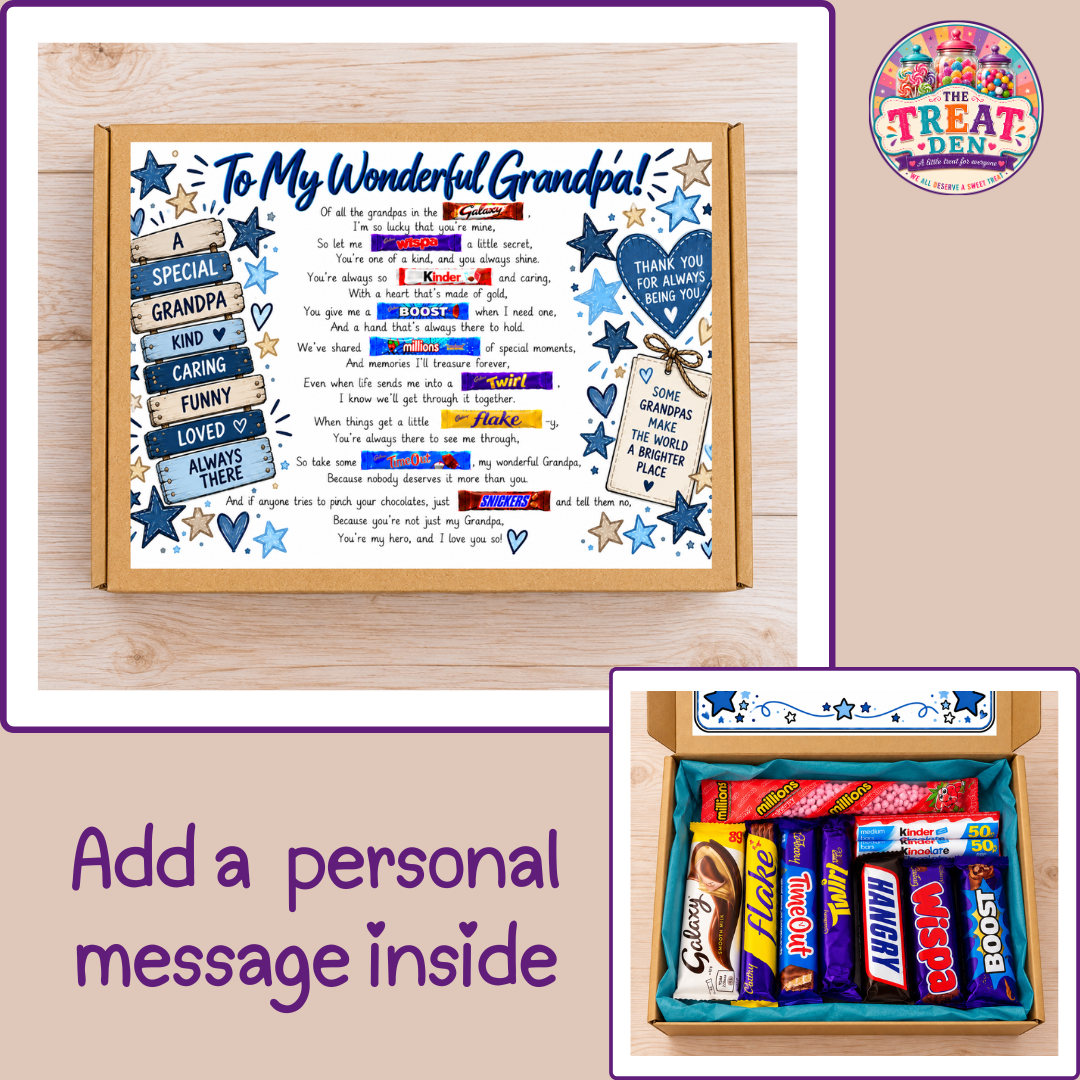 Grandpa Chocolate Verse Gift Box