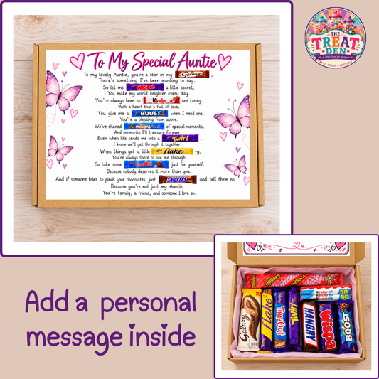 To My Special Auntie Chocolate Gift Box
