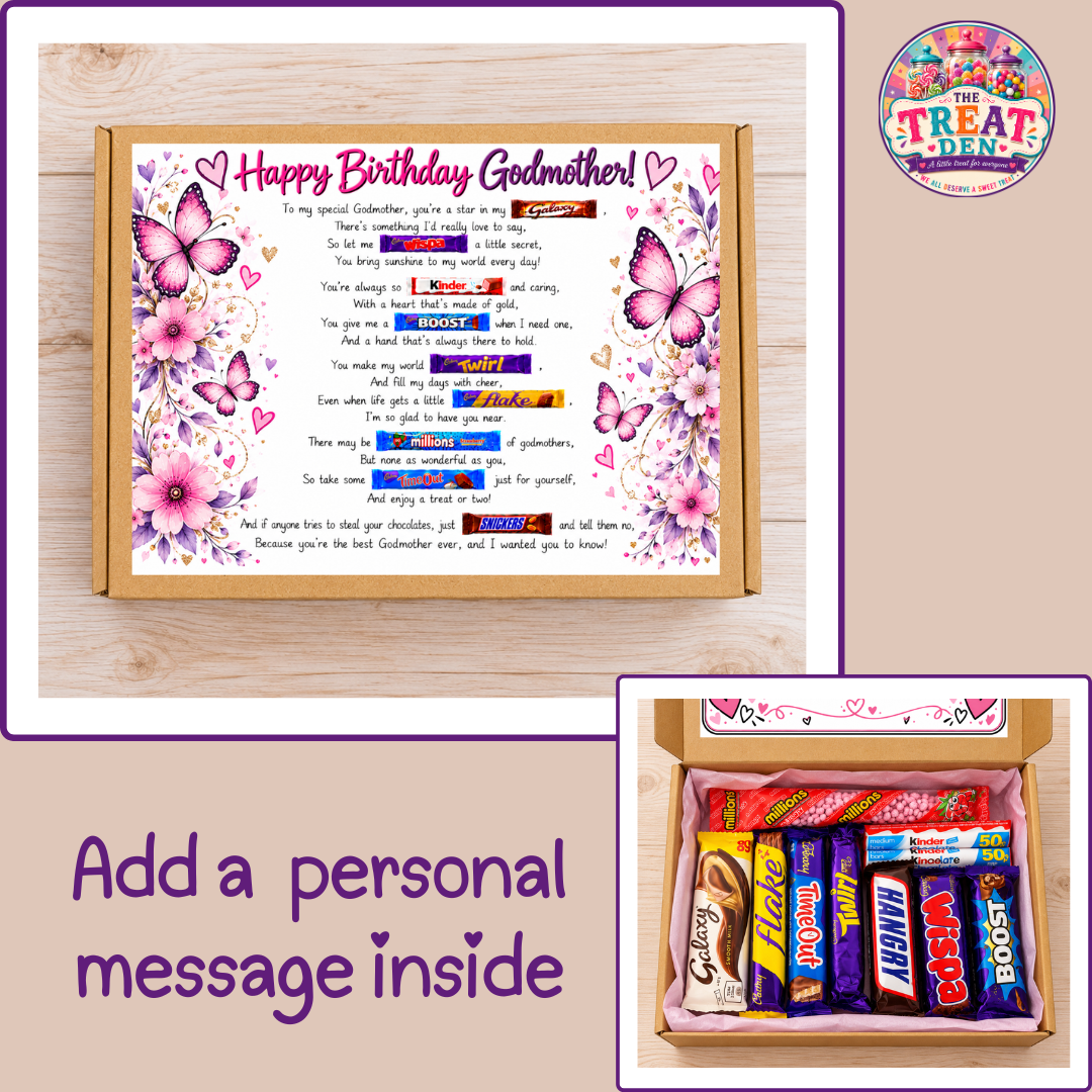 Happy Birthday Godmother Chocolate Gift Box