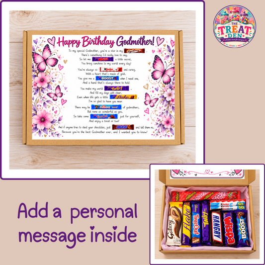 Happy Birthday Godmother Chocolate Gift Box