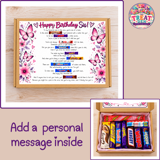 Happy Birthday Sis Chocolate Gift Box