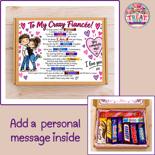 Funny Fiancée Chocolate Verse Gift Box
