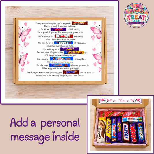 My Beautiful Daughter Chocolate Verse Gift Box