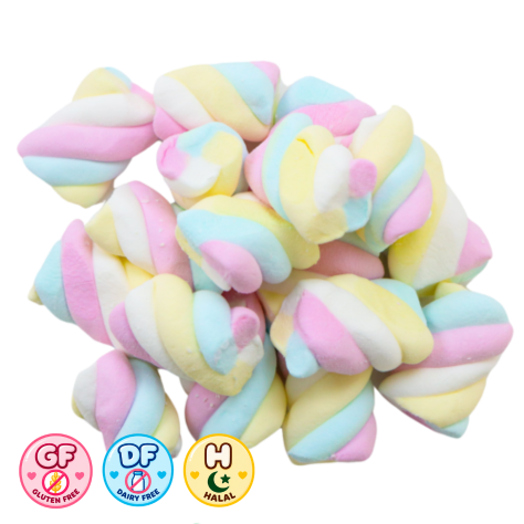 Small Twist Marshmallows