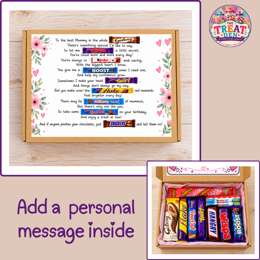 Birthday Mummy Chocolate Verse Gift Box