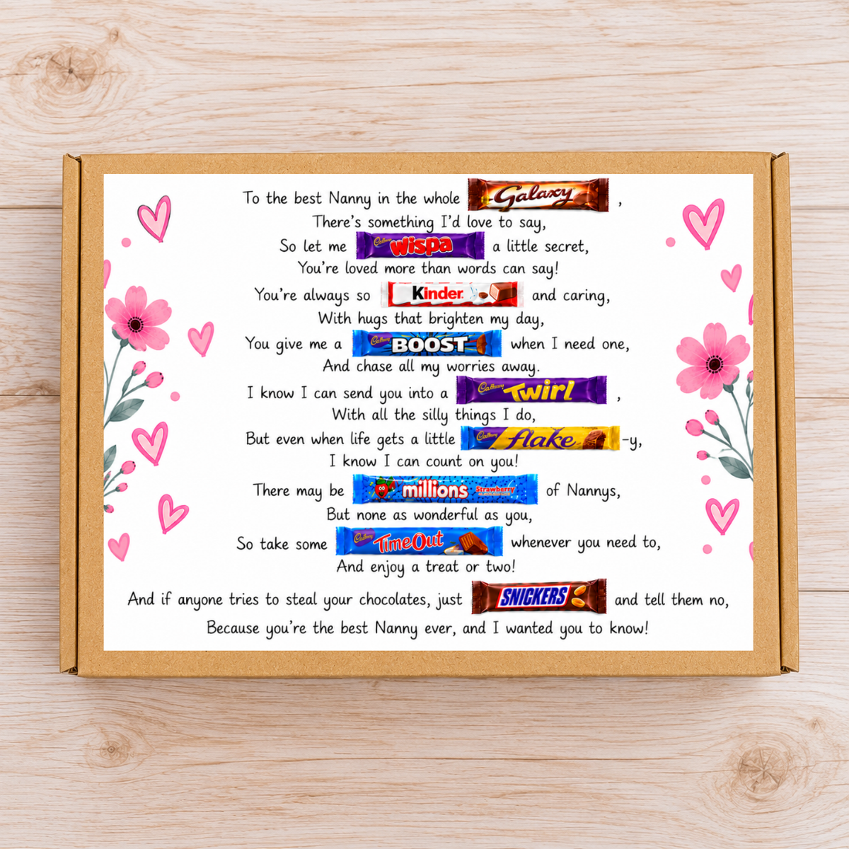 Nanny Chocolate Gift Box | Personalised Gift for Nanny – The Treat Den