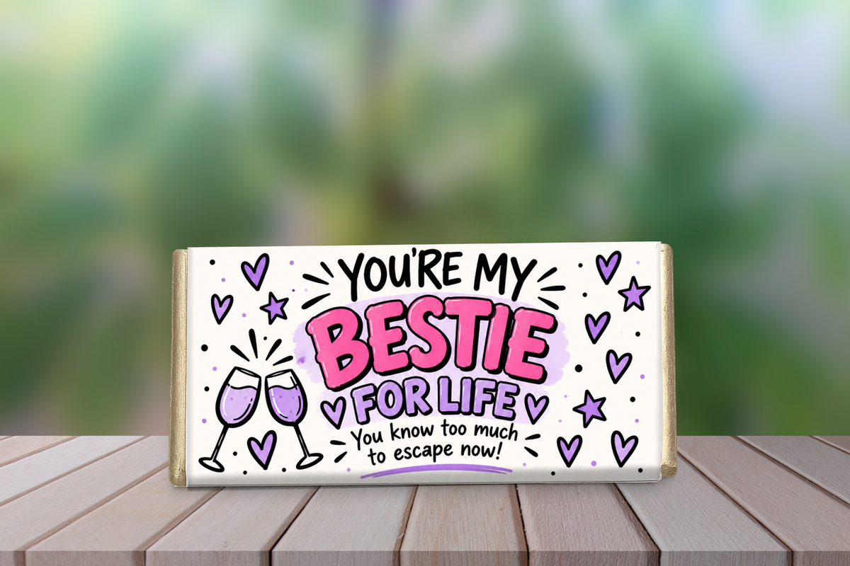 Bestie For Life Galaxy Chocolate Bar