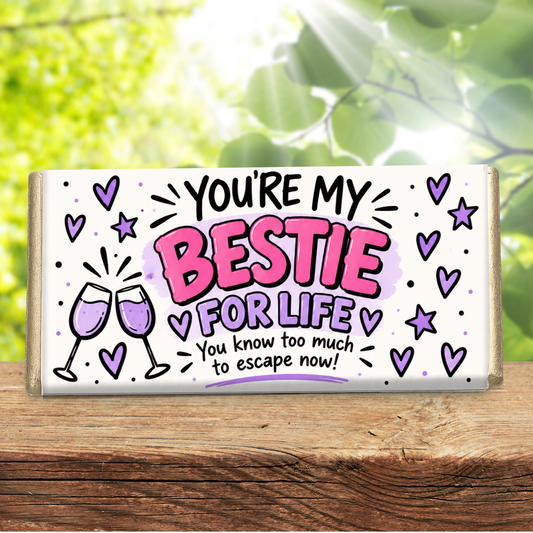 Bestie For Life Galaxy Chocolate Bar