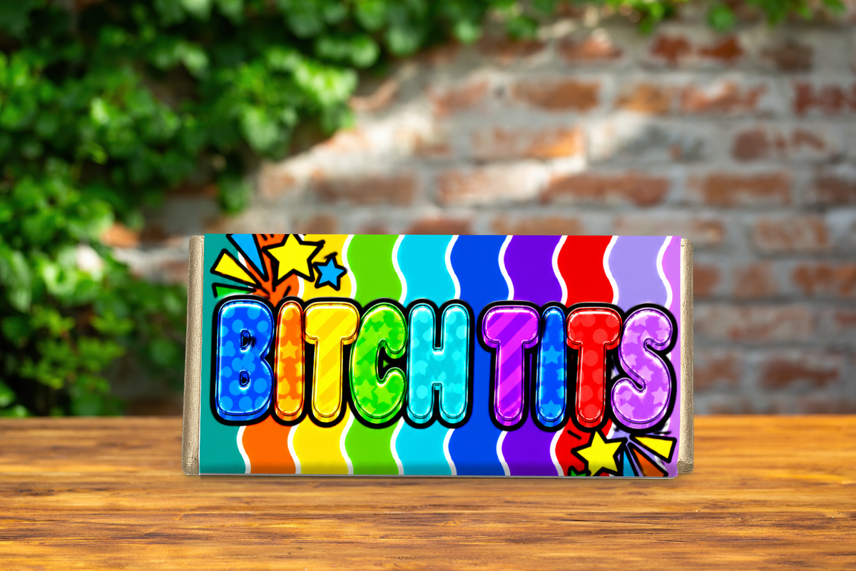 Bitch Tits – Funny Rude Galaxy Chocolate Bar Gift