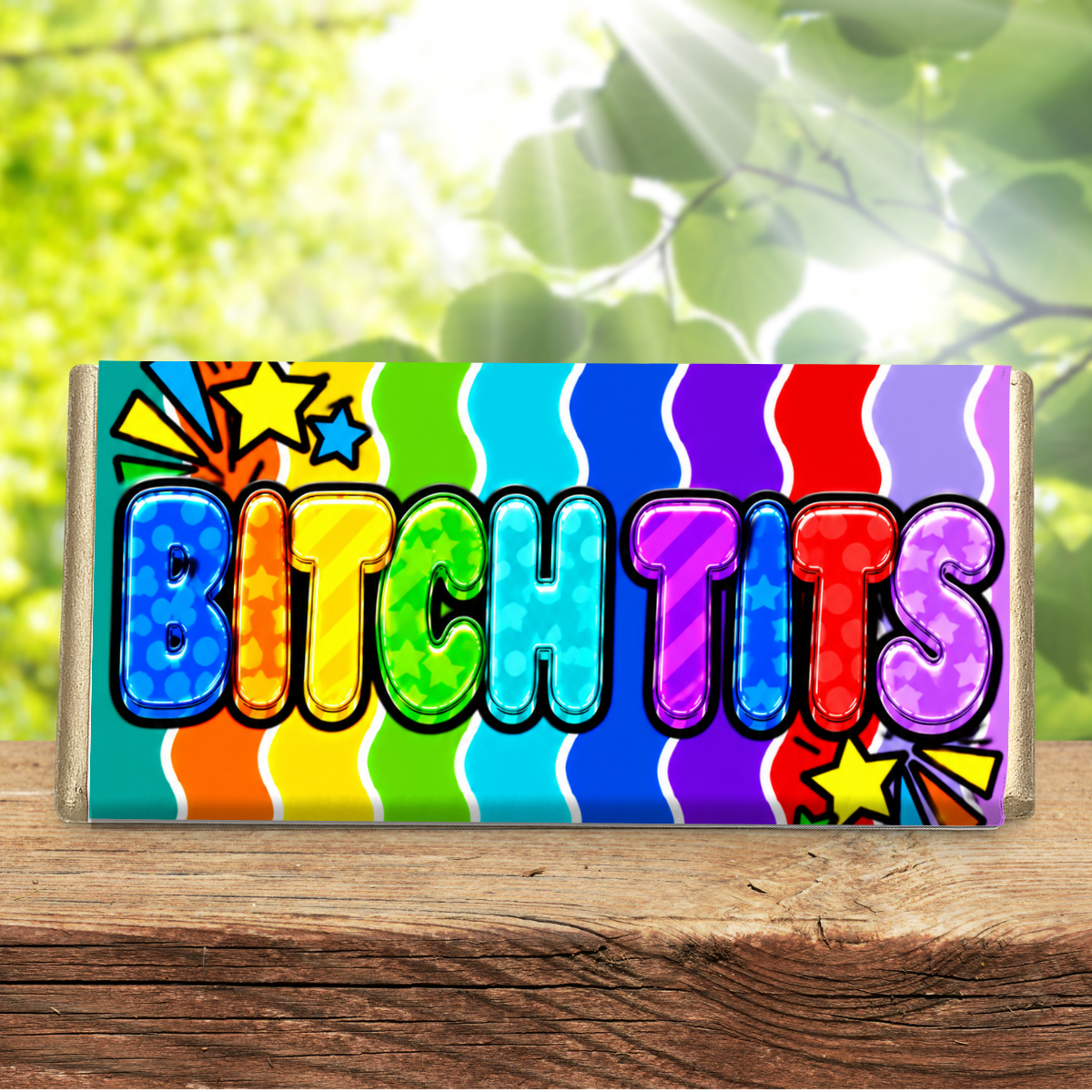 Bitch Tits – Funny Rude Galaxy Chocolate Bar Gift