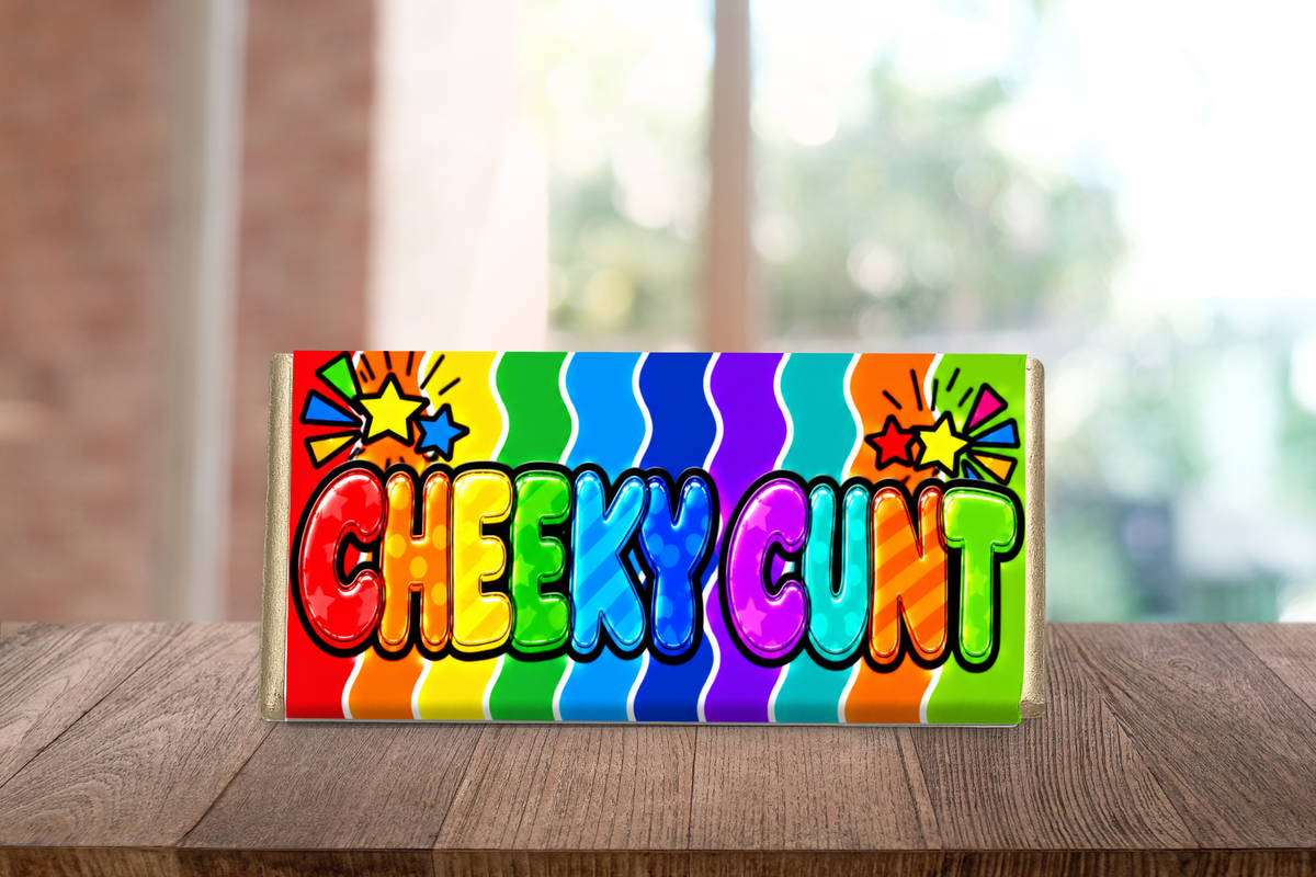 Cheeky Cunt – Funny Rude Galaxy Chocolate Bar Gift