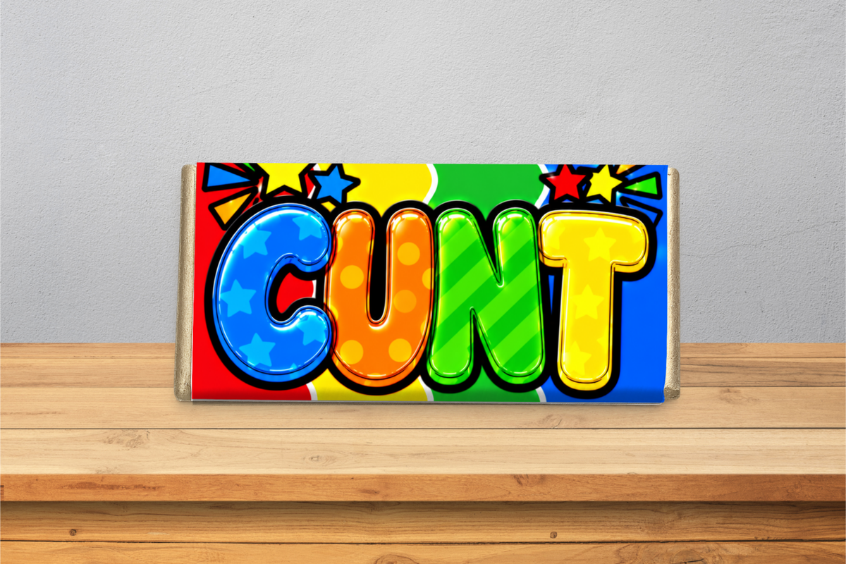 Cunt – Funny Rude Galaxy Chocolate Bar Gift