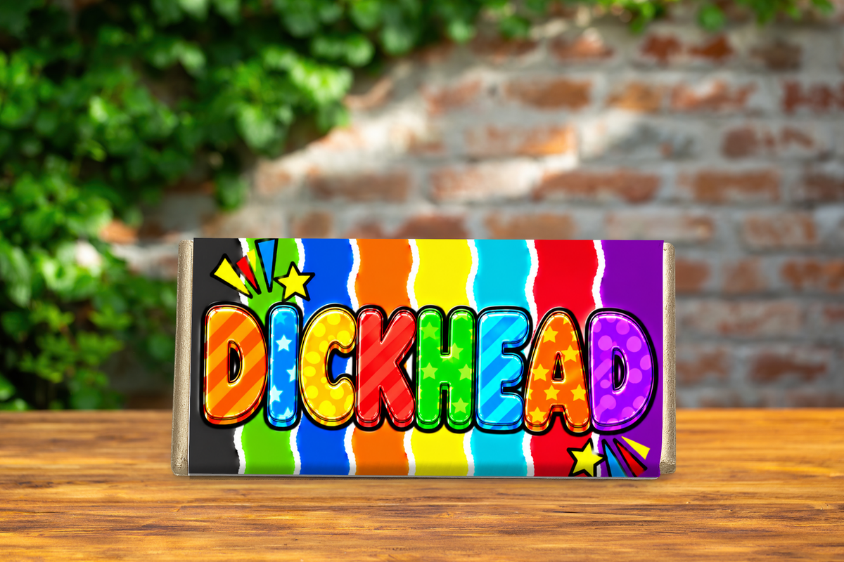 Dickhead – Funny Rude Galaxy Chocolate Bar Gift