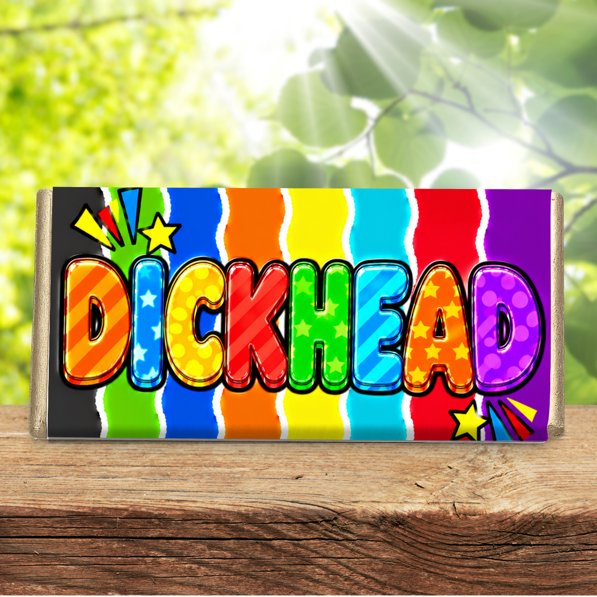 Dickhead – Funny Rude Galaxy Chocolate Bar Gift