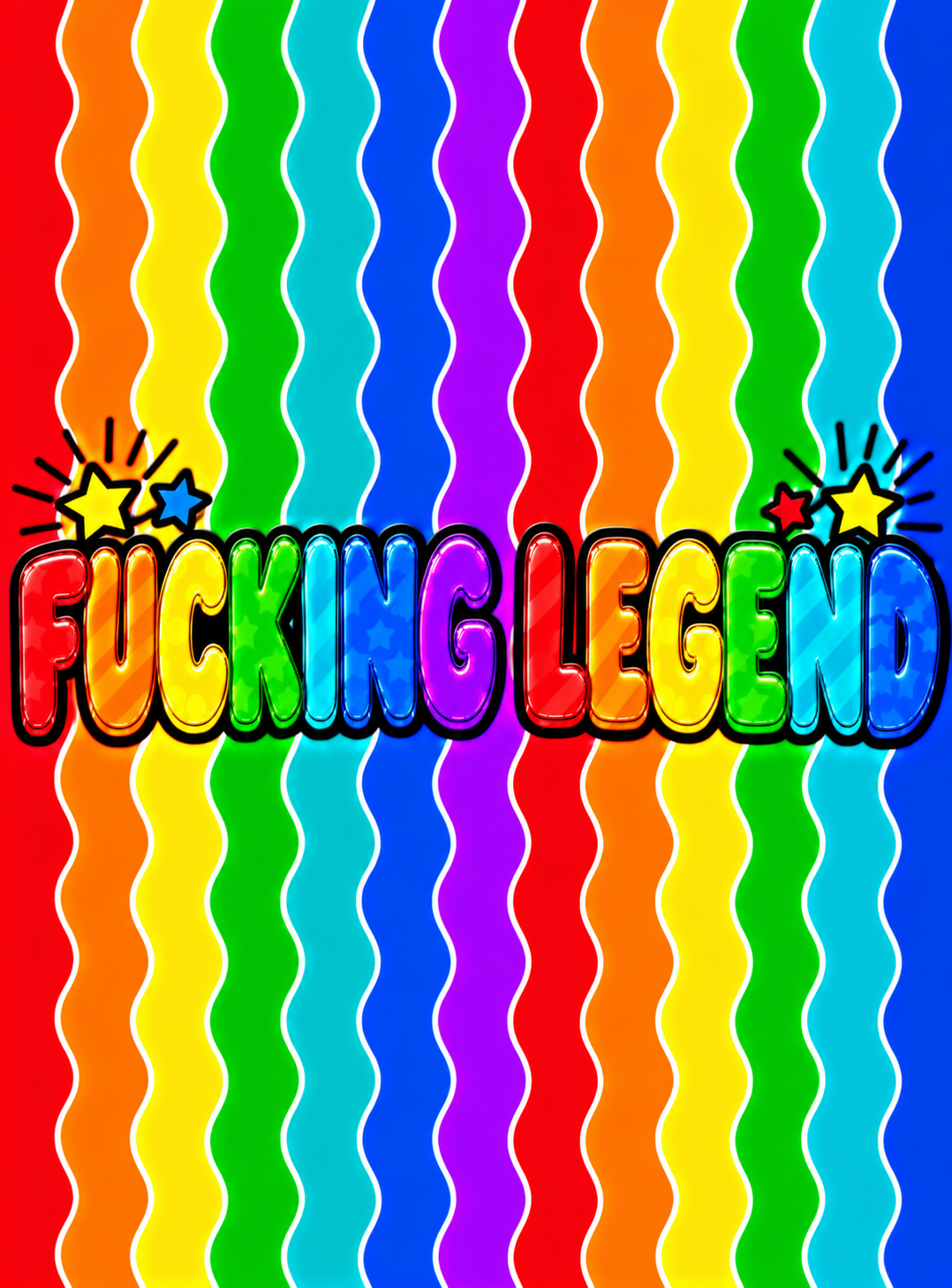 Fucking Legend – Funny Rude Galaxy Chocolate Bar Gift