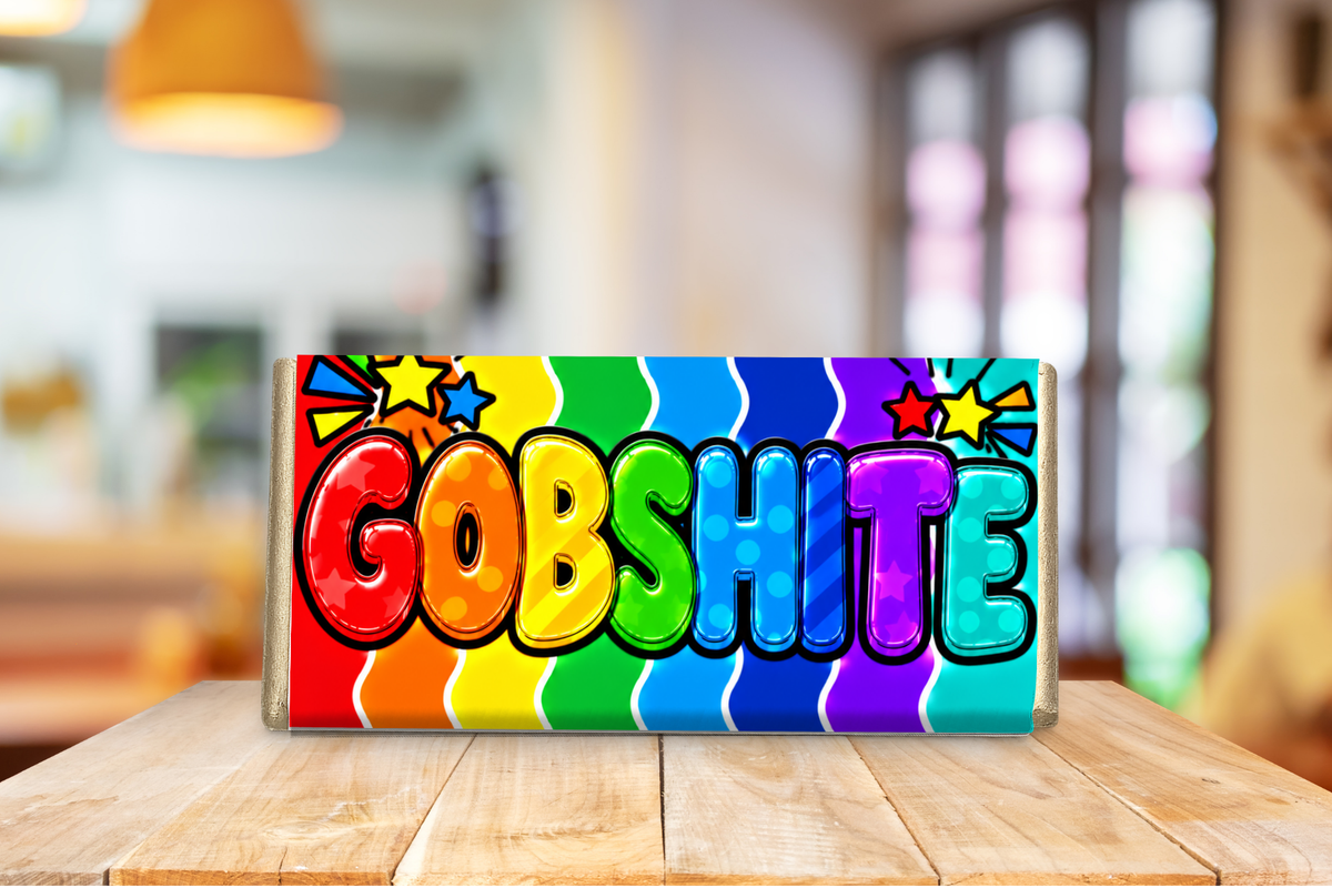 Gobshite – Funny Rude Galaxy Chocolate Bar Gift