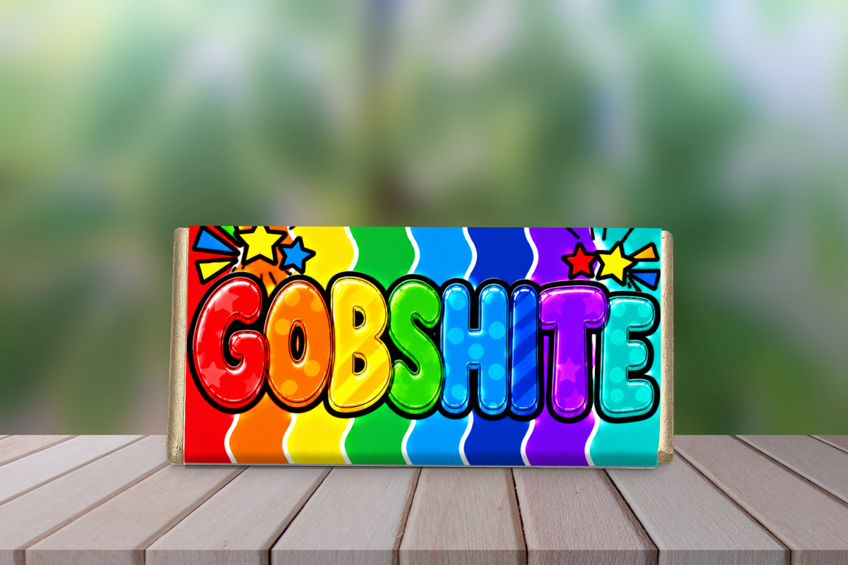 Gobshite – Funny Rude Galaxy Chocolate Bar Gift
