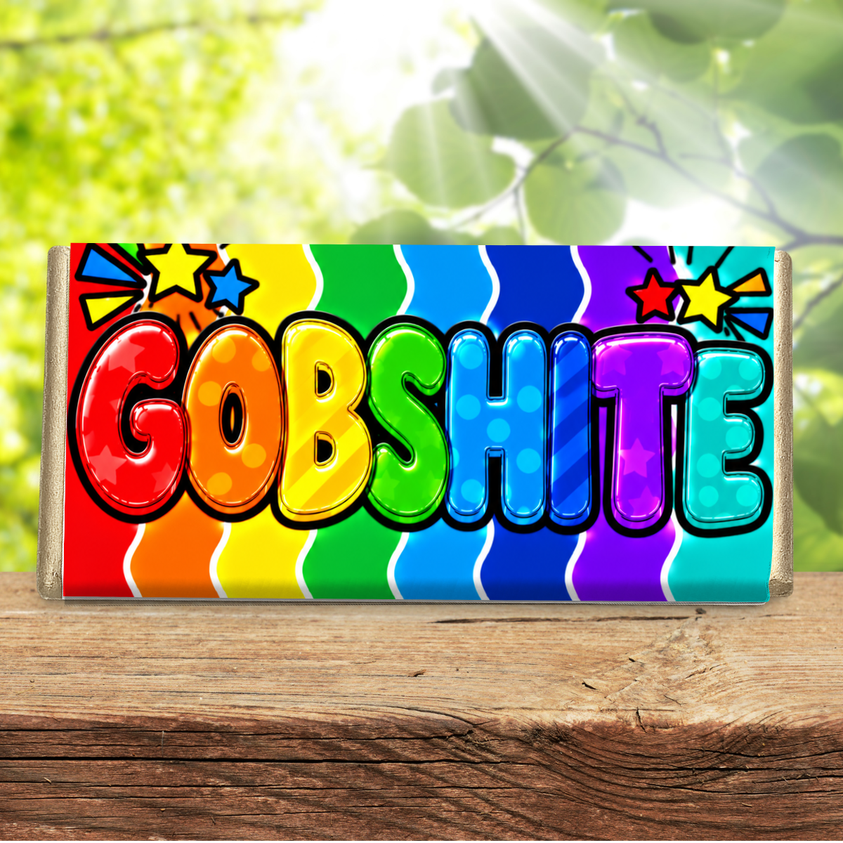 Gobshite – Funny Rude Galaxy Chocolate Bar Gift