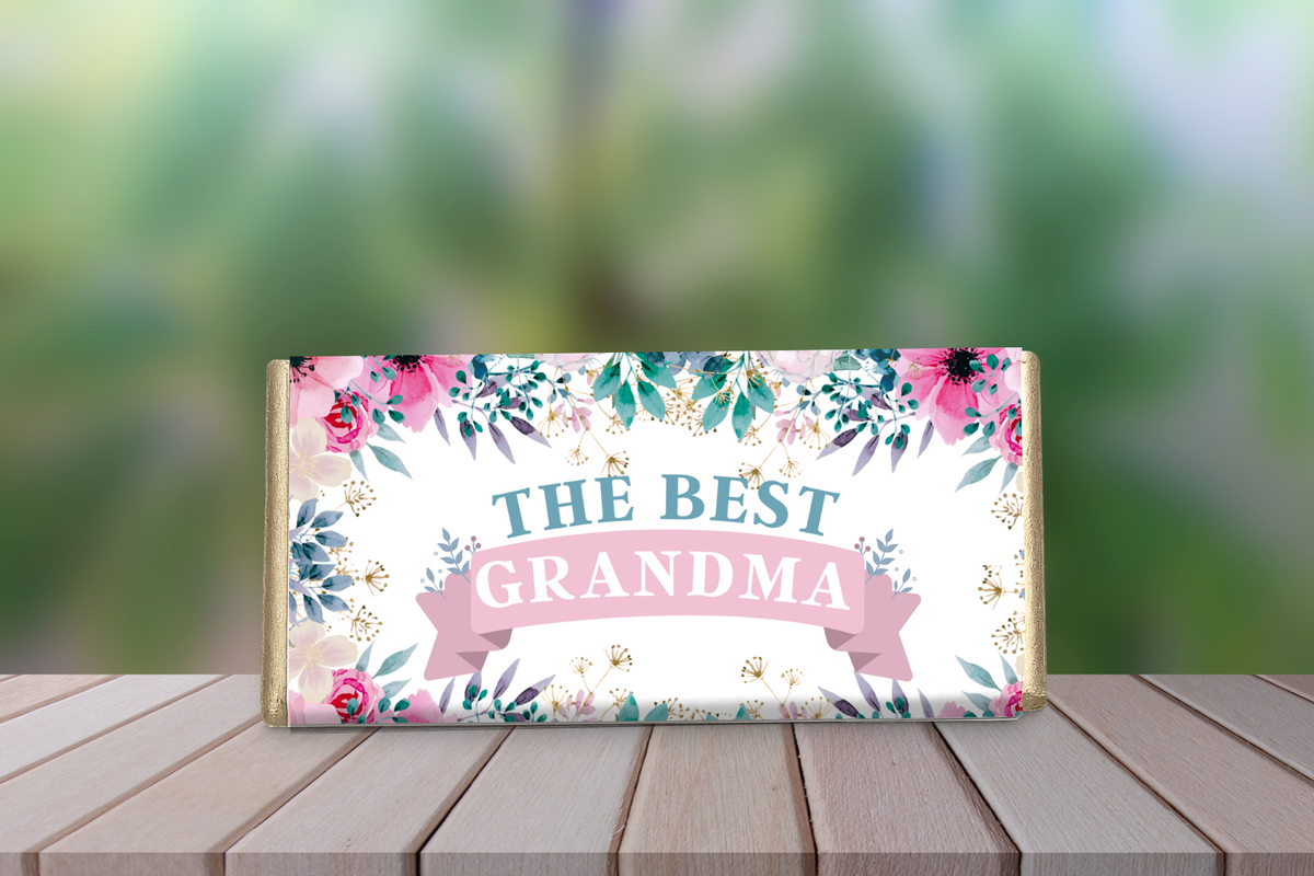 The Best Grandma Chocolate Bar, Gran, Granny, Nanny, Nanna & More