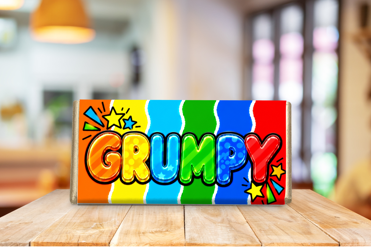 Grumpy – Funny Galaxy Chocolate Bar Gift