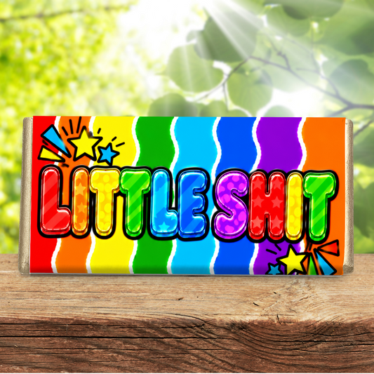 Little Shit – Funny Rude Galaxy Chocolate Bar Gift