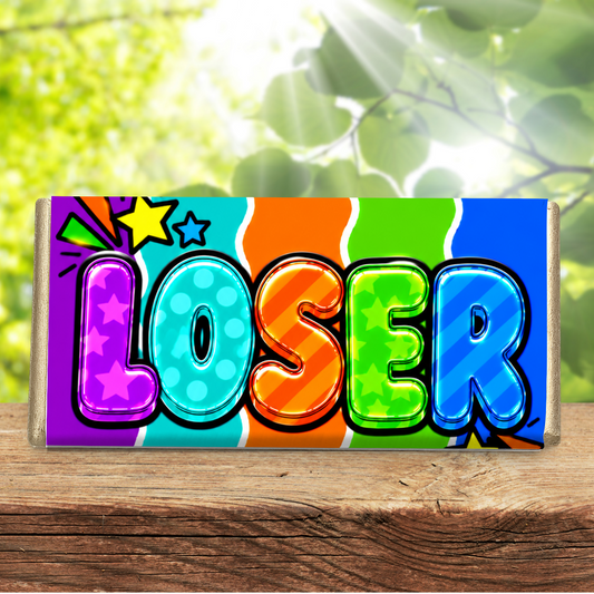 Loser – Funny Rude Galaxy Chocolate Bar Gift