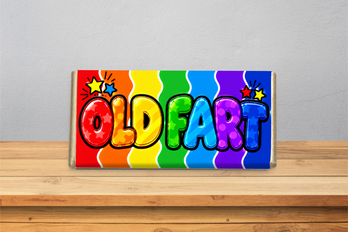 Old Fart – Funny Galaxy Chocolate Bar Gift