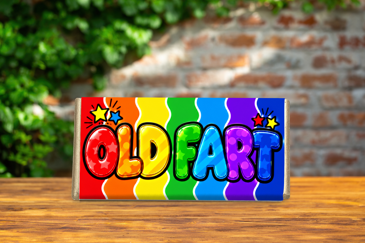 Old Fart – Funny Galaxy Chocolate Bar Gift
