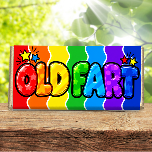 Old Fart – Funny Galaxy Chocolate Bar Gift