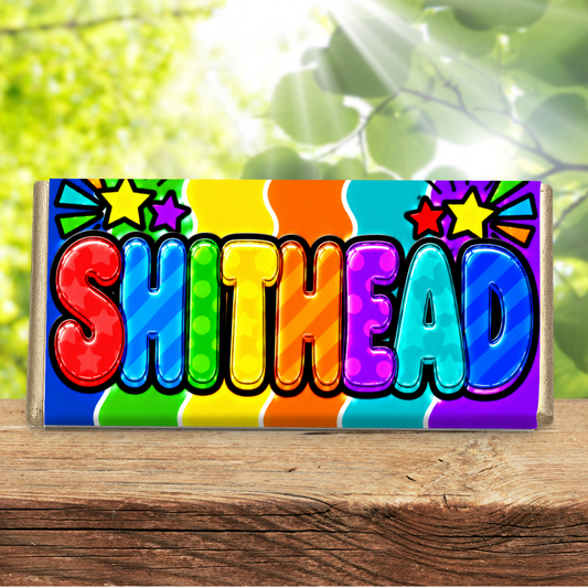 Shithead – Funny Rude Galaxy Chocolate Bar Gift
