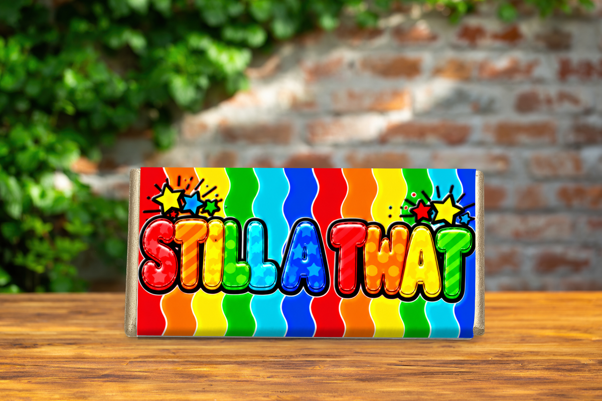 Still a Twat – Funny Rude Galaxy Chocolate Bar Gift