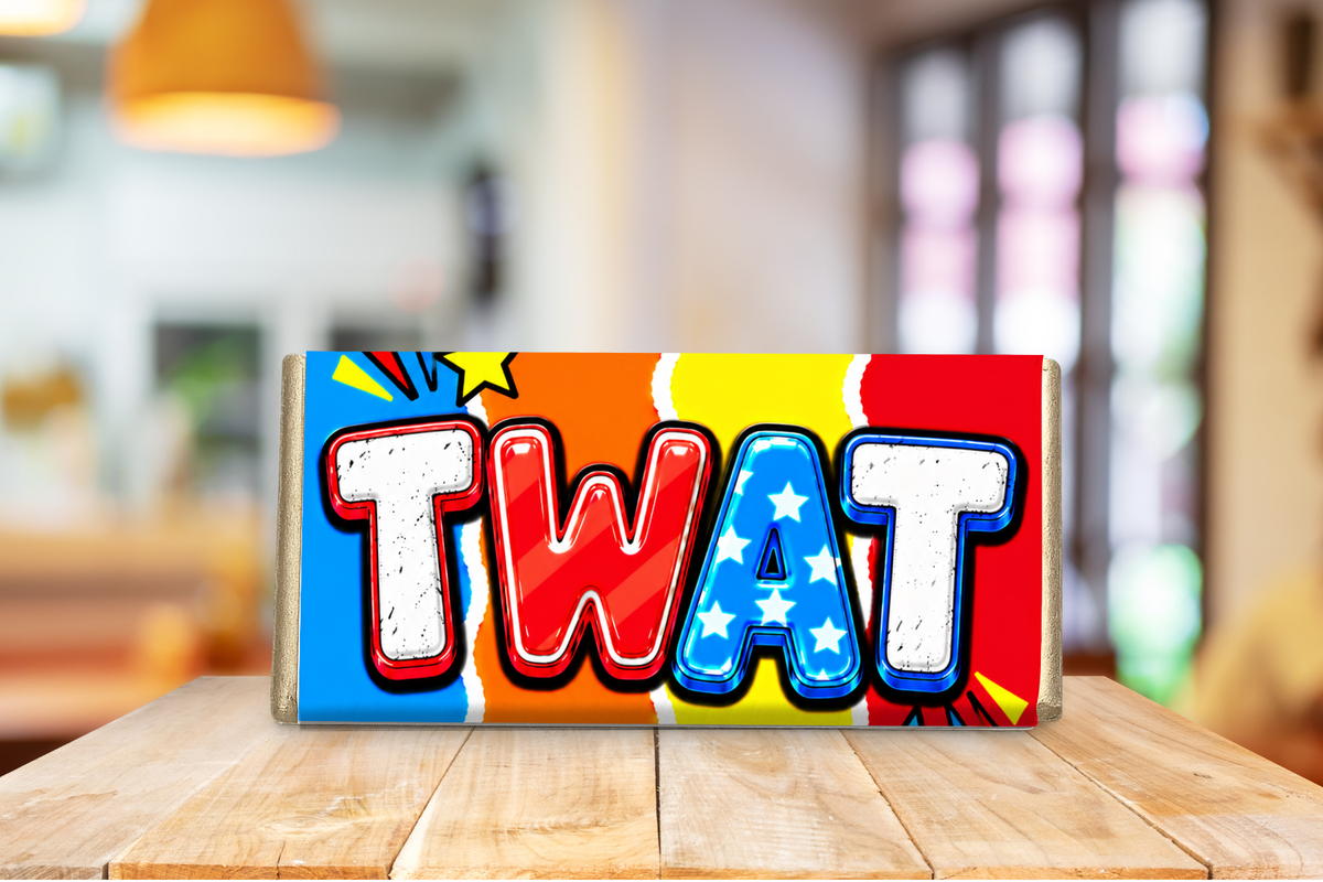 Twat – Funny Rude Galaxy Chocolate Bar Gift