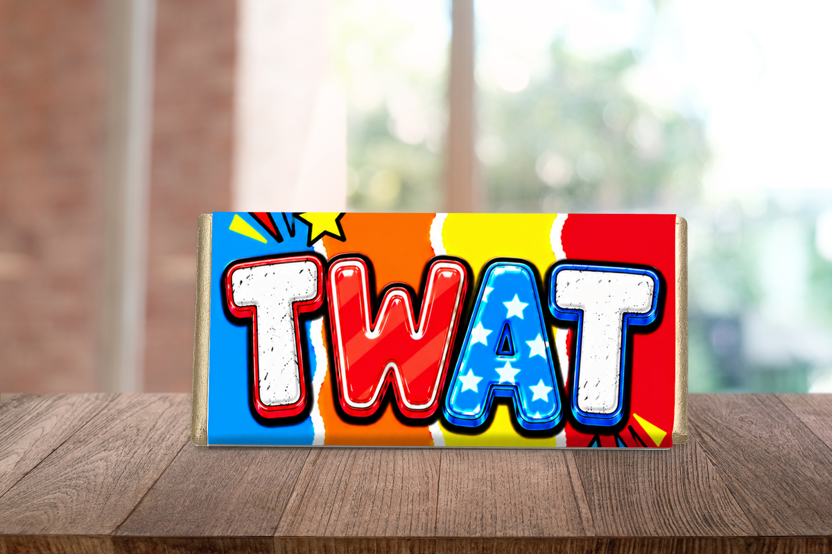 Twat – Funny Rude Galaxy Chocolate Bar Gift