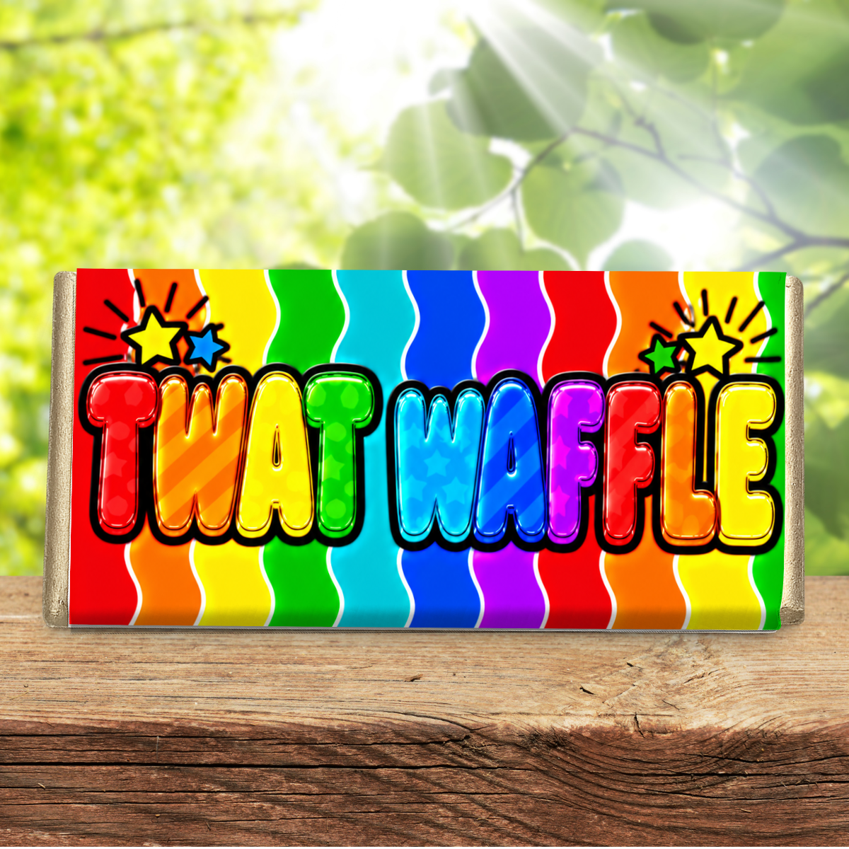 Twat Waffle – Funny Rude Galaxy Chocolate Bar Gift